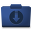 Blue Downloads Icon 32x32 png